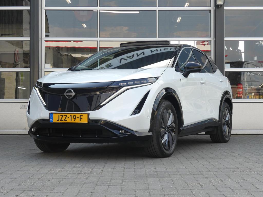 Nissan Ariya Limited Edition 91 kWh *t/m 10de bouwjaar garan, Stof, Gebruikt, 750 kg, Wit