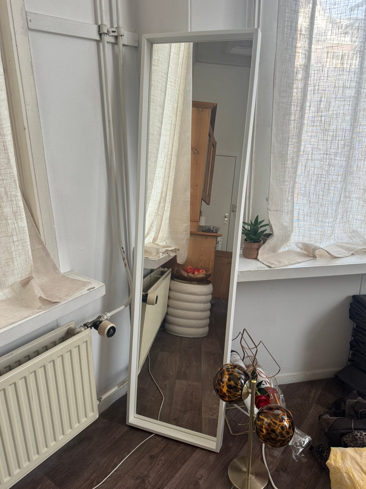 Passpiegel IKEA (Nissedal) 150x40cm, Huis en Inrichting, Ophalen, Zo goed als nieuw, Rechthoekig, Minder dan 50 cm