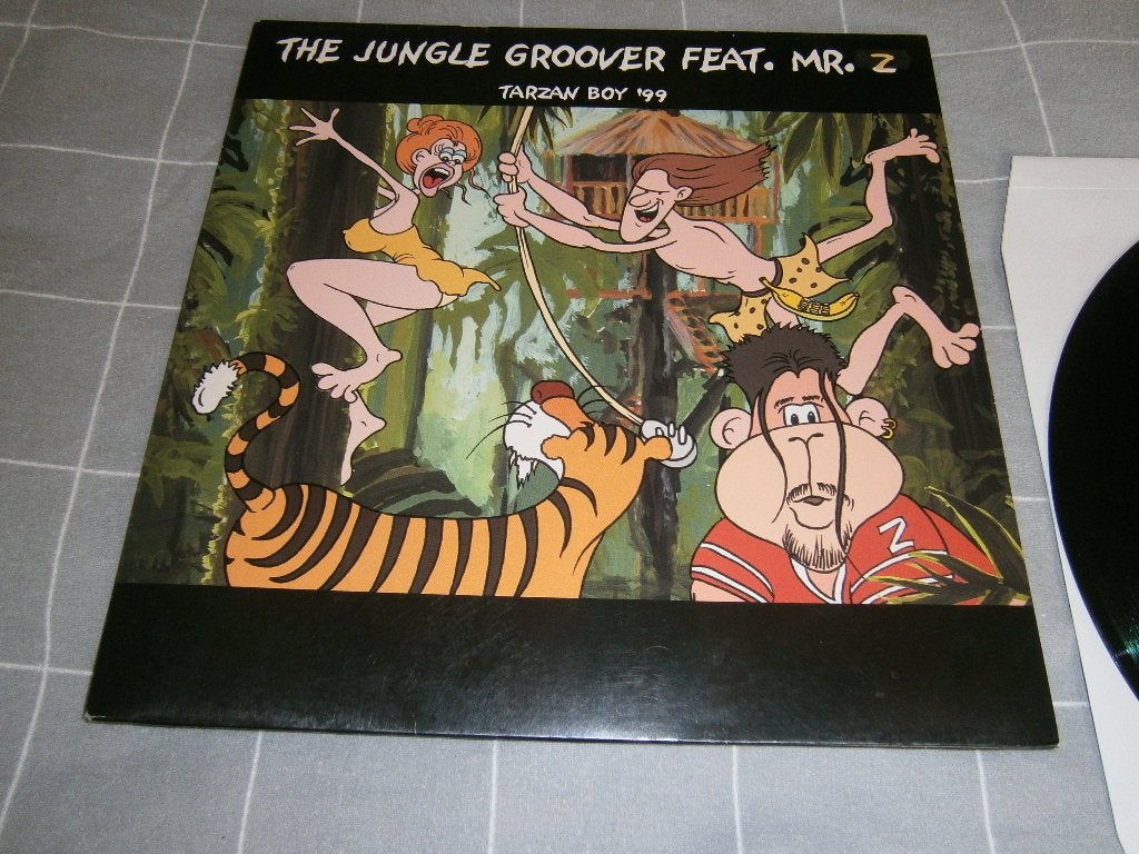 The Jungle Groover feat. Mr. Z – Tarzan Boy '99. Euro House, Ophalen, House, Fotohoes, Zo goed als nieuw