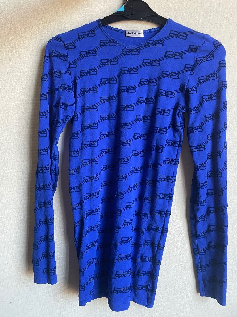 Balenciaga top, Maat 38/40 (M), Balenciaga, Blauw, Ophalen of Verzenden