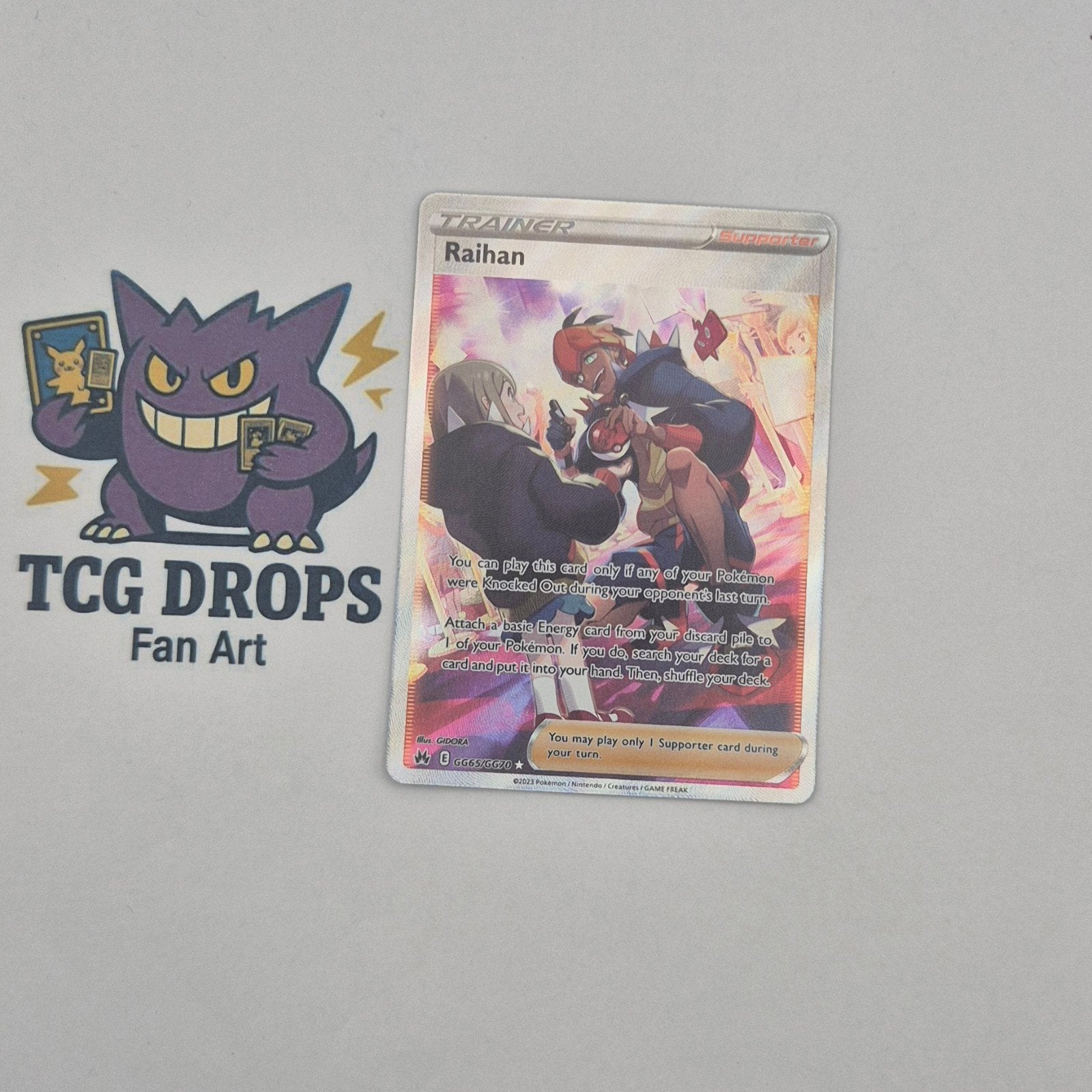 Raihan	GG65/GG70	Crown Zenith, Ophalen of Verzenden, Zo goed als nieuw, Losse kaart, Foil