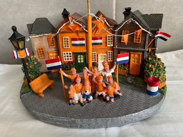 Minidorp:  Oranje Camping met muziek van Andre Hazes, Ophalen of Verzenden