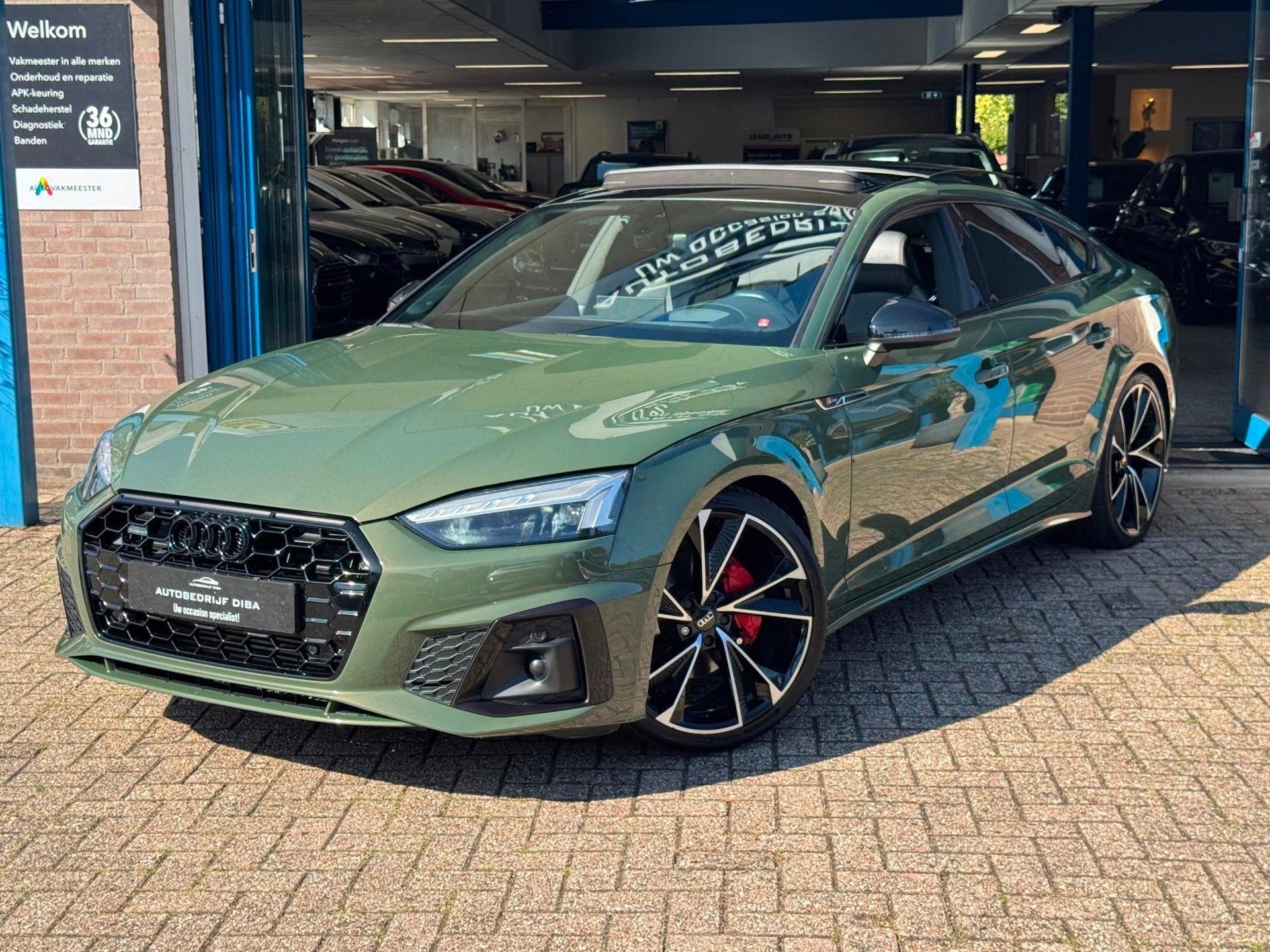 Audi A5 Sportback 40 TFSI quattro S edition 2021 FULL Option, Auto's, Automaat, Dealer onderhouden, 15 km/l, Gebruikt