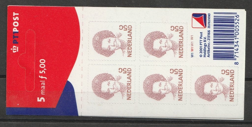 V1501b 2001 Kon. Beatrix inversie, Ophalen of Verzenden, Na 1940, Postfris