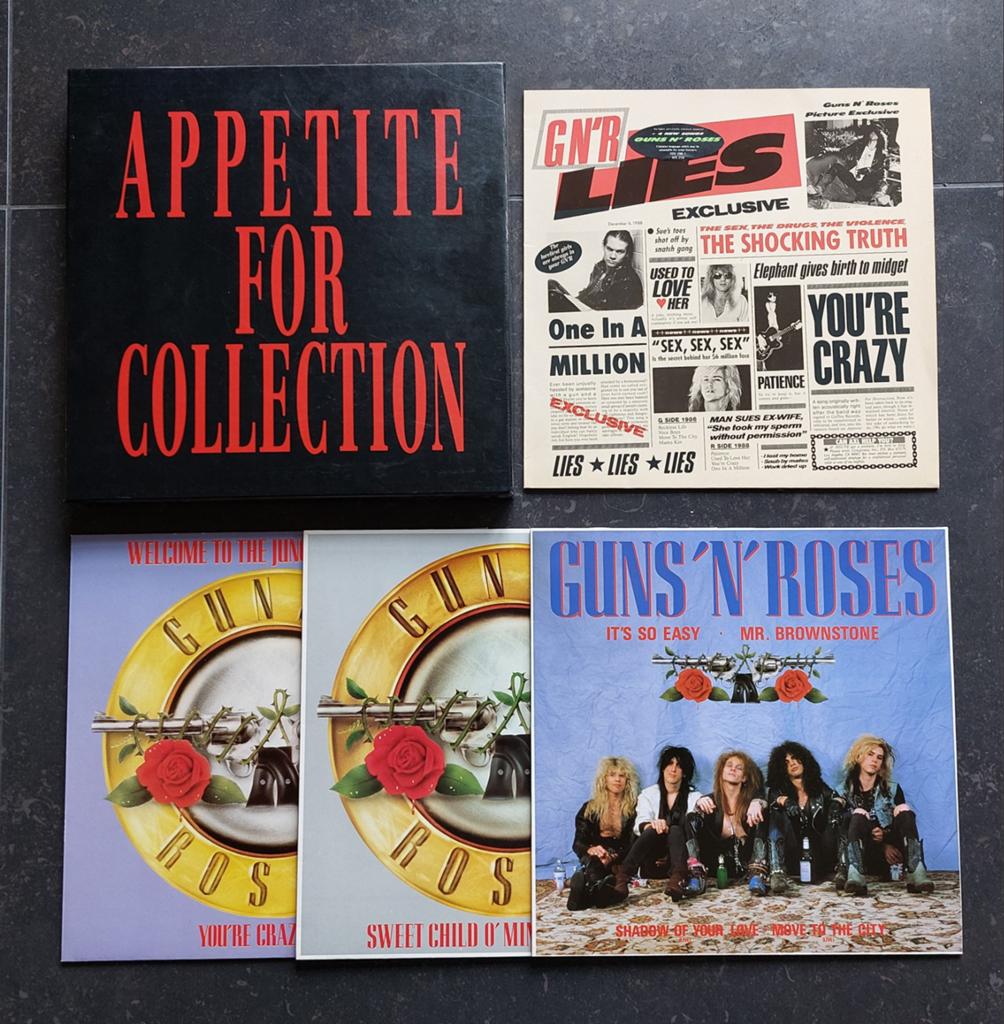 Guns N' Roses - Appetite for collection vinyl LP box 1988, Cd's en Dvd's, Vinyl | Rock, Gebruikt, 1980 - 1989, Ophalen of Verzenden