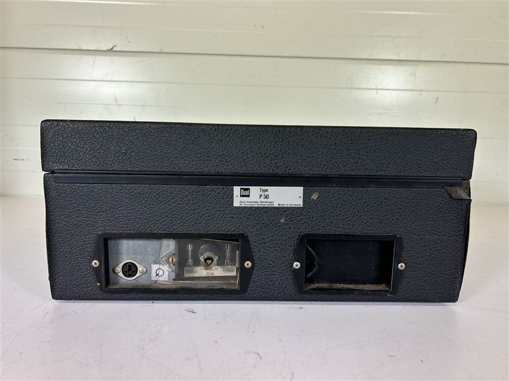 A7559. Dual P50 / 410 platenspeler met modelkast, Ophalen of Verzenden, Gebruikt, Thorens