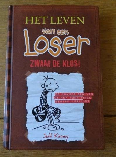 Het leven van een Loser deel 7 Zwaar de klos! - Jeff Kinney, Jeff Kinney, Ophalen of Verzenden, Zo goed als nieuw, Fictie