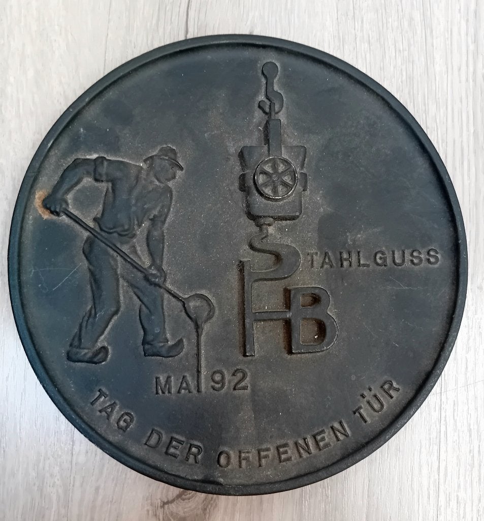 gietijzeren plaquette, Antiek en Kunst, Ophalen of Verzenden