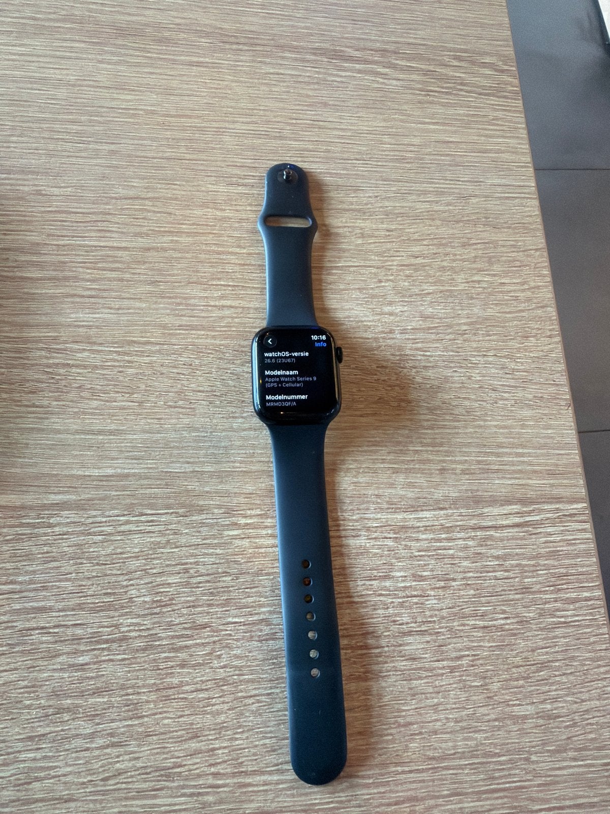 Apple Watch Series 9 (GPS + Cellular), Sieraden, Tassen en Uiterlijk, Smartwatches, Afstand, Zwart, IOS, Ophalen of Verzenden