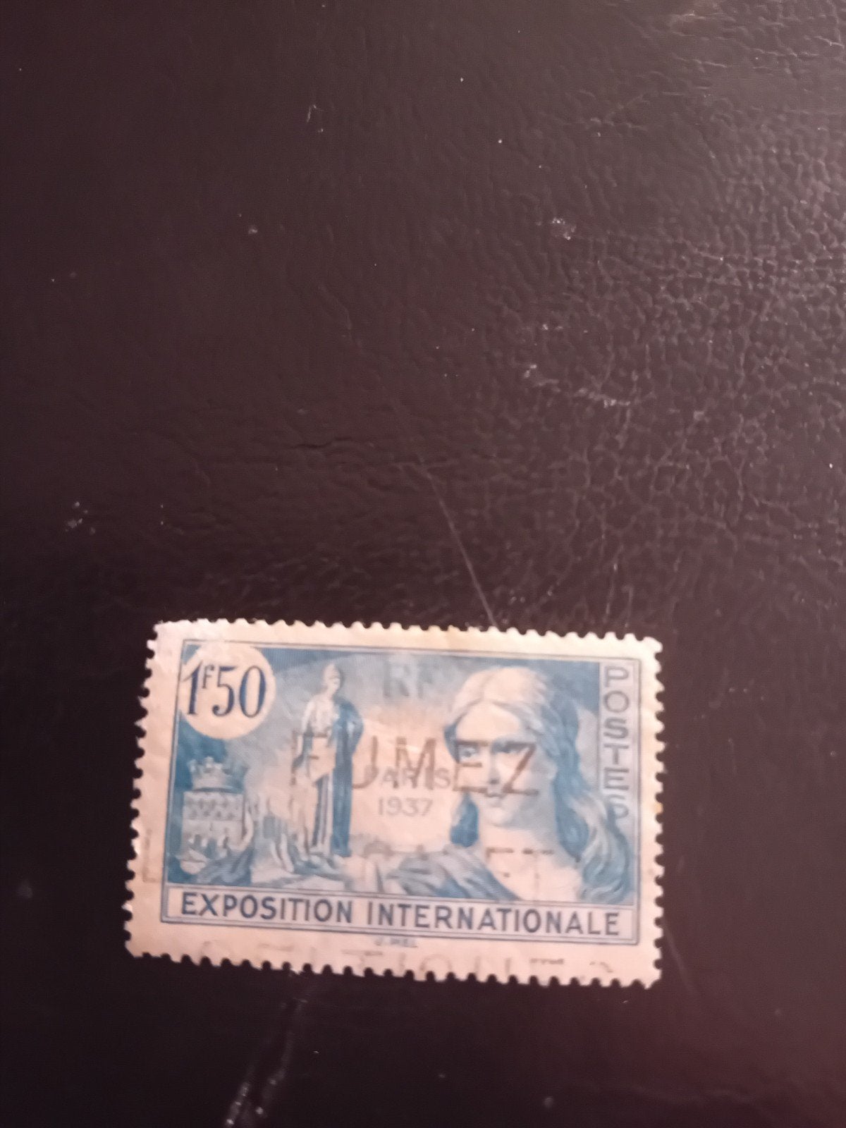 Zeldzame Franse postzegel 1937 Exposition Internationale, Ophalen of Verzenden, Gestempeld