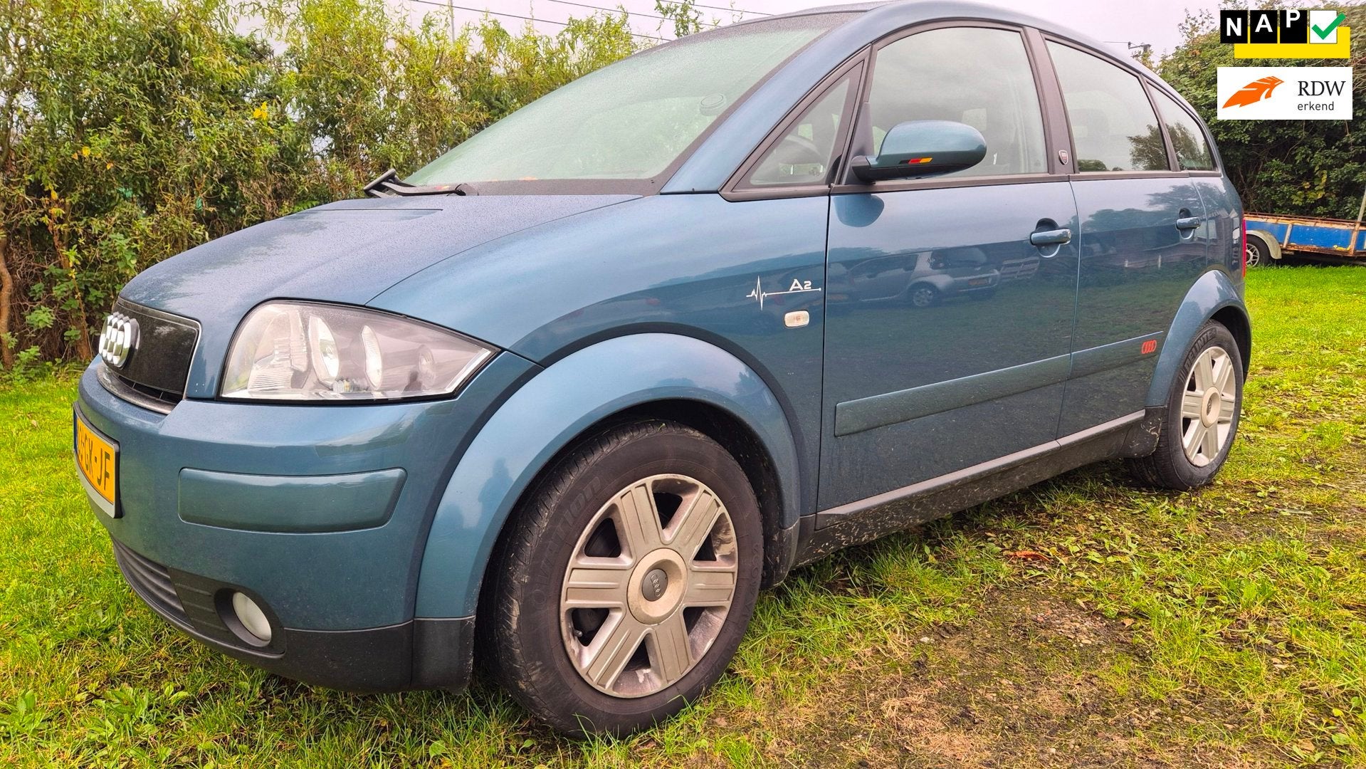 Audi A2 1.4 5-deurs NIEUWE APK DISTR. RIEM AIRCO TOPSTAAT, Auto's, Voorwielaandrijving, Gebruikt, 31 €/maand, 4 cilinders