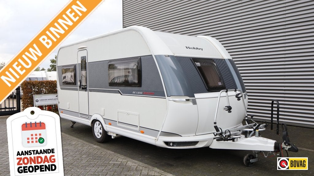 Hobby De Luxe Edition 460 UFE Mover + Luifel, Rondzit, Bedrijf, Overige typen, 4 tot 5 meter