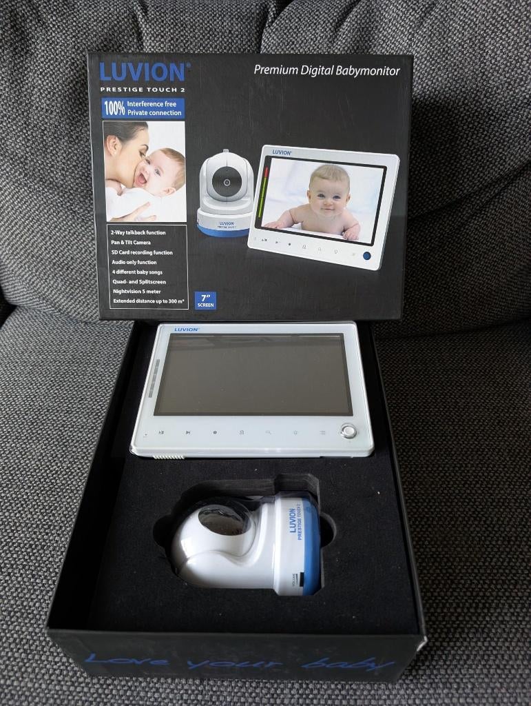 Babyfoon Luvion Prestige Touch 2, Kinderen en Baby's, Babyfoons, Ophalen, Gebruikt, 250 meter of meer, Camera