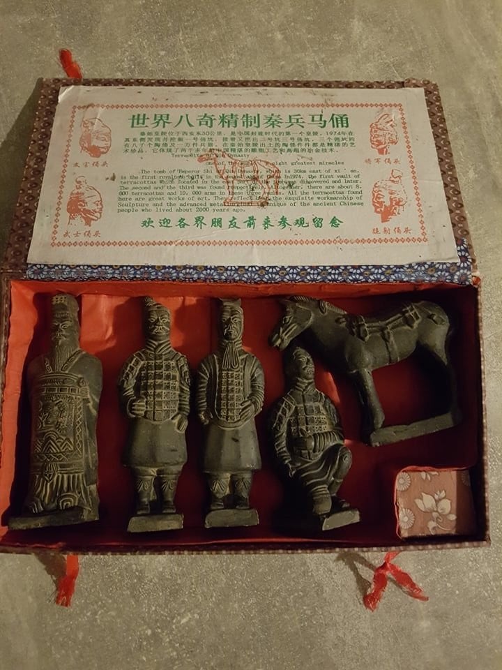 Chinese Terracotta Krijgers, 13 cm, China, Beeld, Overige materialen