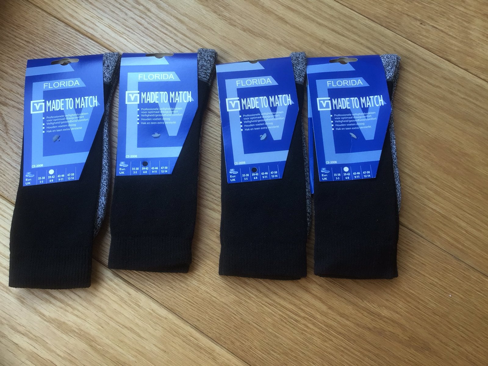NIEUW. 4x sokken, maat 39/42., Ophalen of Verzenden, Nieuw, Maat 39 t/m 42, Zwart