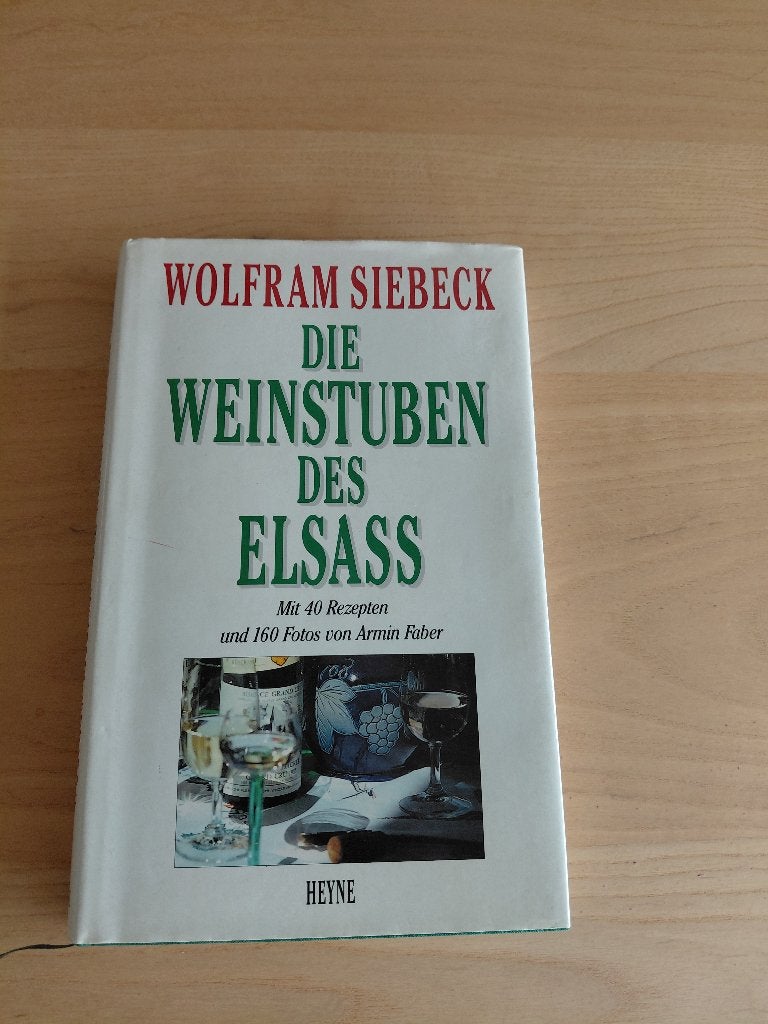 Die Weinstuben des Elsass, Nieuw, Ophalen of Verzenden, Wolfram Siebeck, Frankrijk