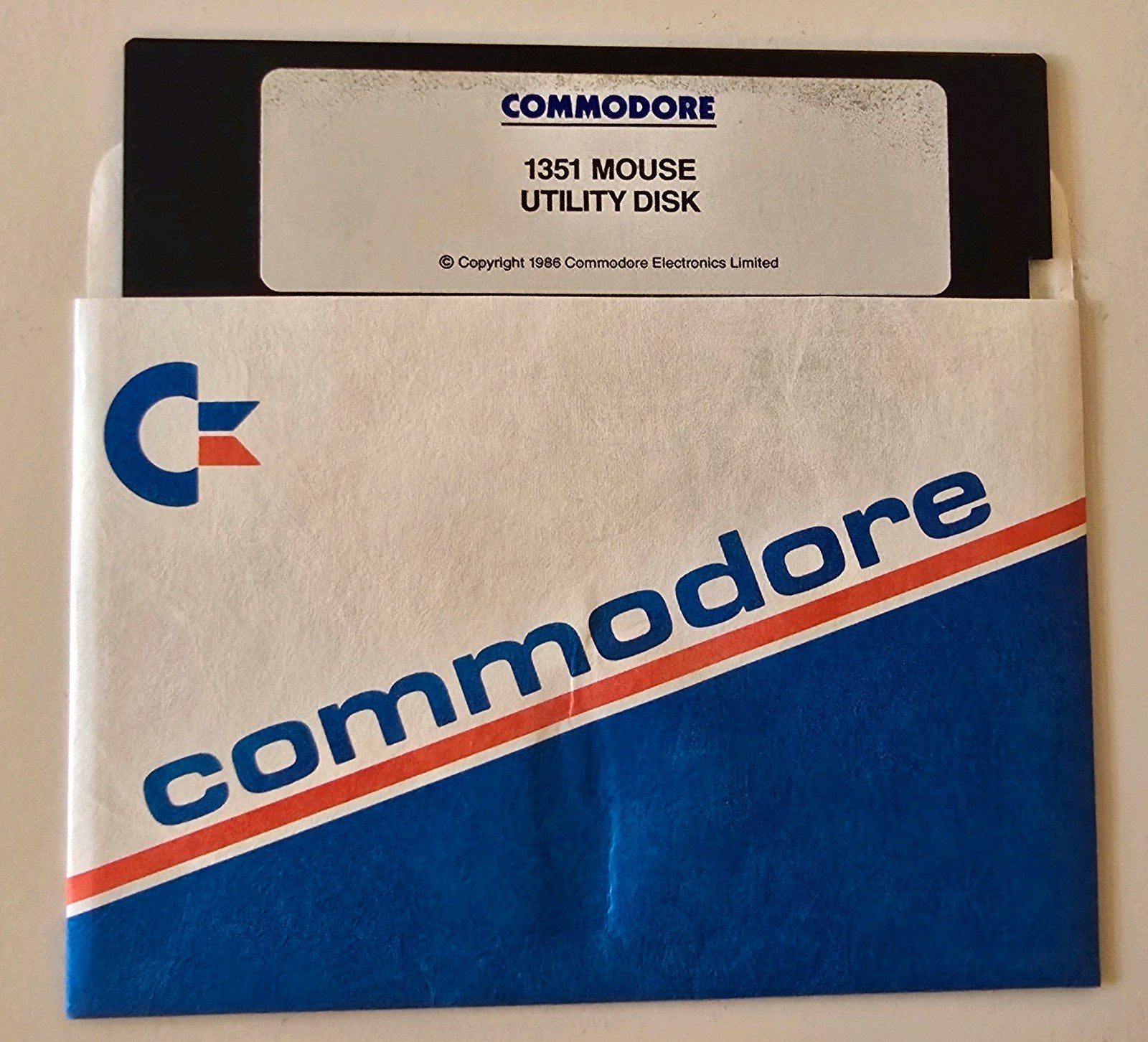Originele 5,25" diskette C64 1351 muis + GEOS upgrade, Computers en Software, Vintage Computers, Ophalen of Verzenden, Commodore 64