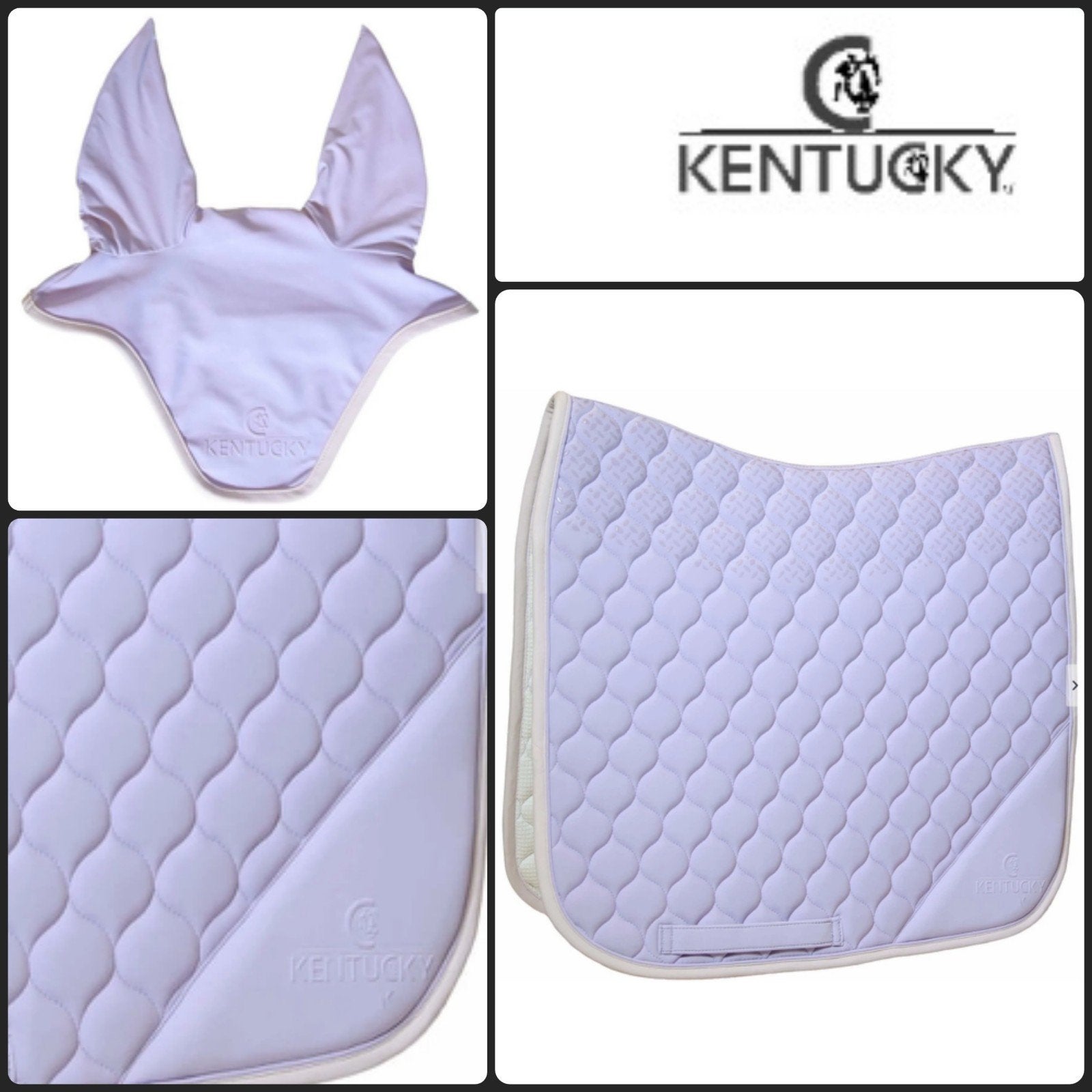 Nieuw Kentucky Full Dressuur Dekje + Oornetje,  Lila, Full (L), Dressuurdekje, Nieuw, Ophalen of Verzenden