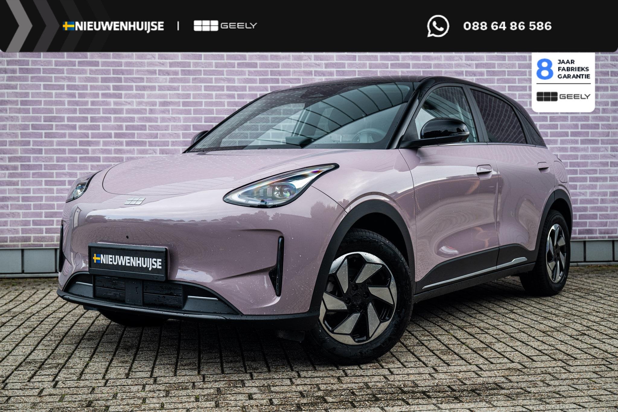 Geely E2 Ultra 47 kWh | 345km WLTP | 80kW Snelladen | Two-To, Auto's, Verwarmde buitenspiegels, 1340 kg, 116 pk, Origineel Nederlands