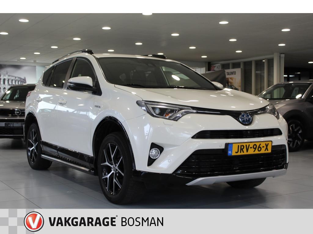 Toyota RAV4 Hybrid Style Selection/LEDER/CAMERA/TREKHAAK, Gebruikt, Wit, Leder, Bedrijf