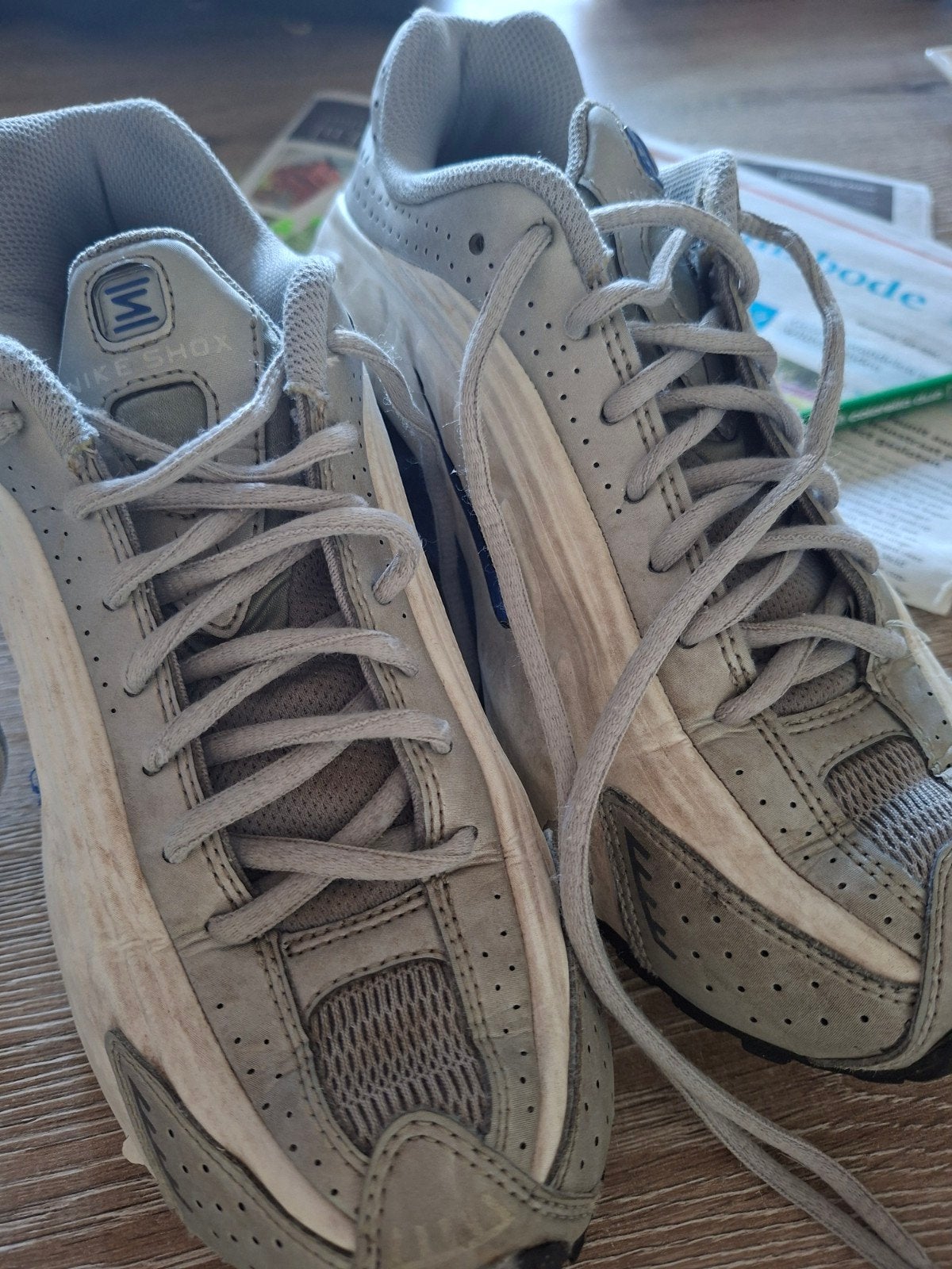 Nike Shox sneakers - Maat 38 - Grijs, Ophalen, Zo goed als nieuw, Nike, Jongen of Meisje