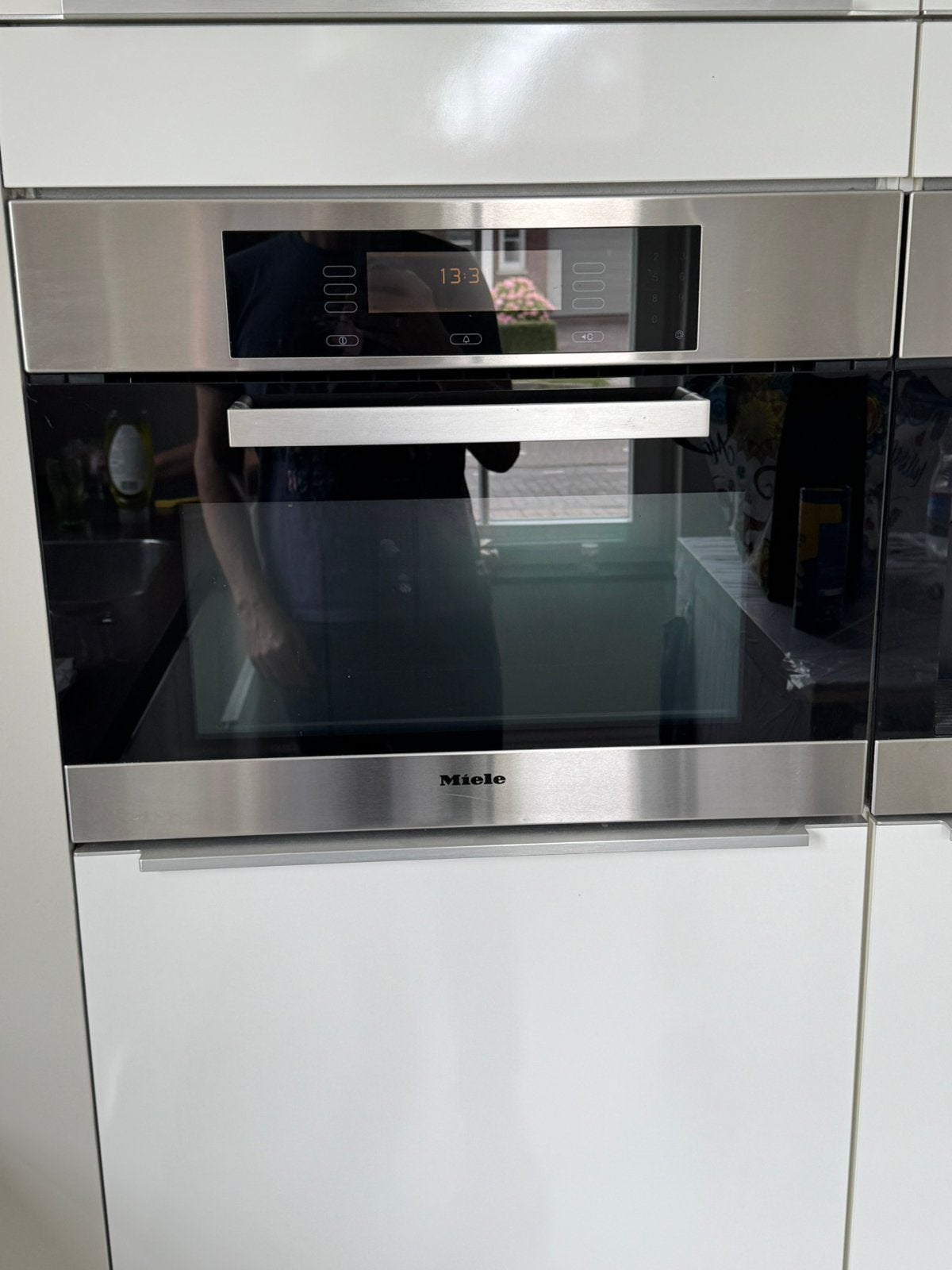 Miele inbouw combimagnetron H4082BM, Witgoed en Apparatuur, Ophalen, 45 tot 50 cm, Gebruikt, Combi-oven