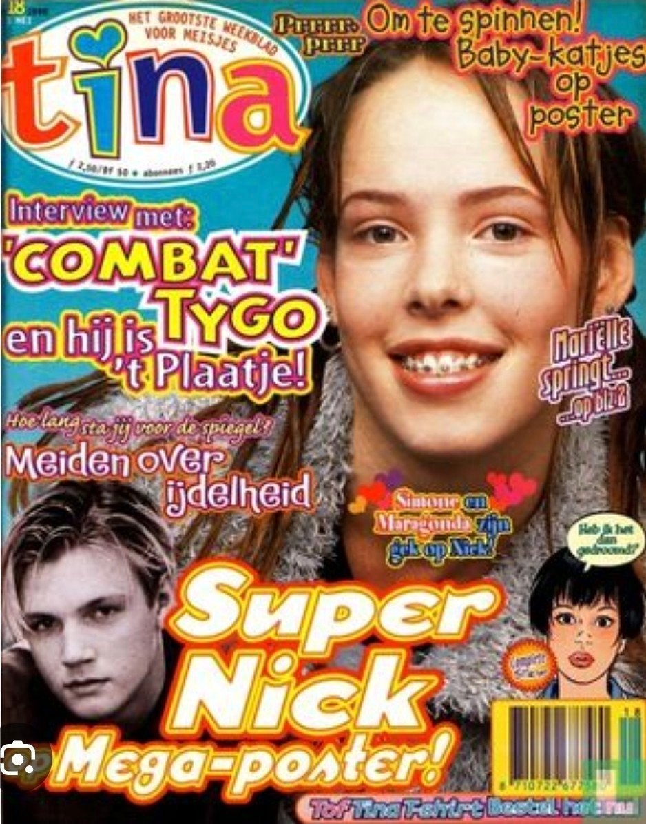 Jaar gangen Tina's jaren '90, Ophalen