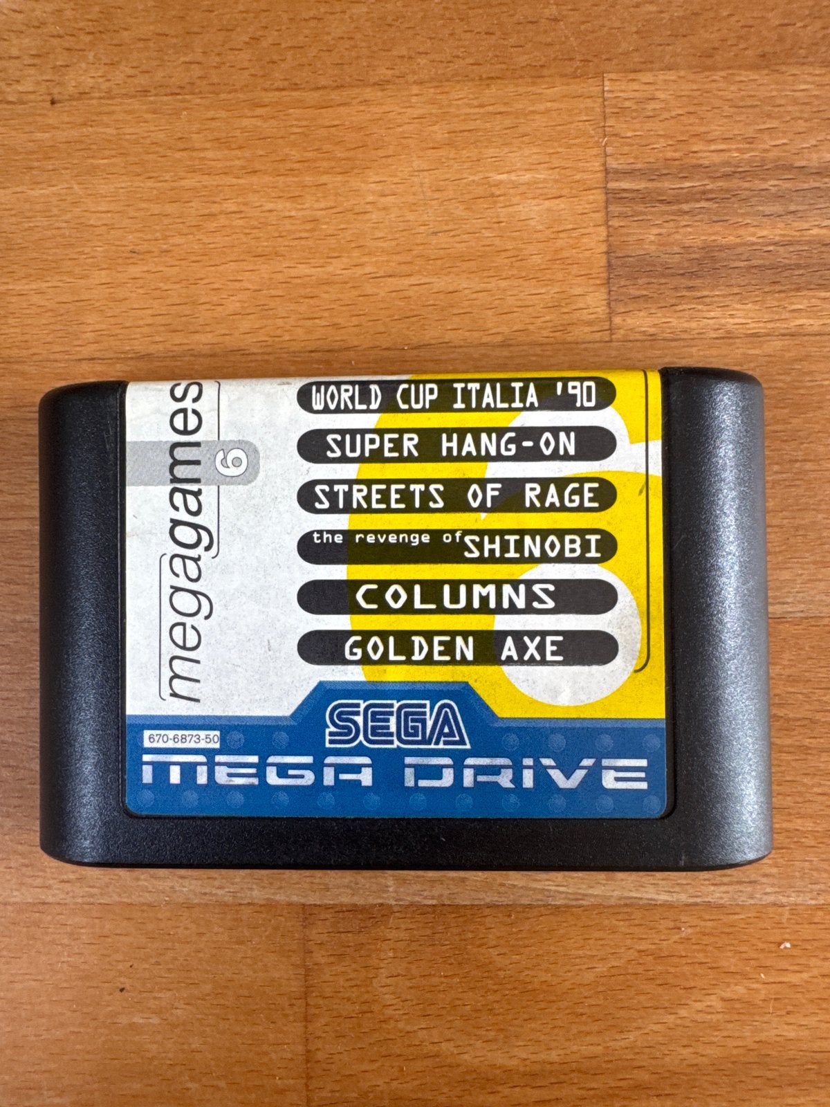 Sega Mega Drive Megagames 6-in-1 cartridge, Ophalen of Verzenden, Gebruikt, Overige genres, Mega Drive