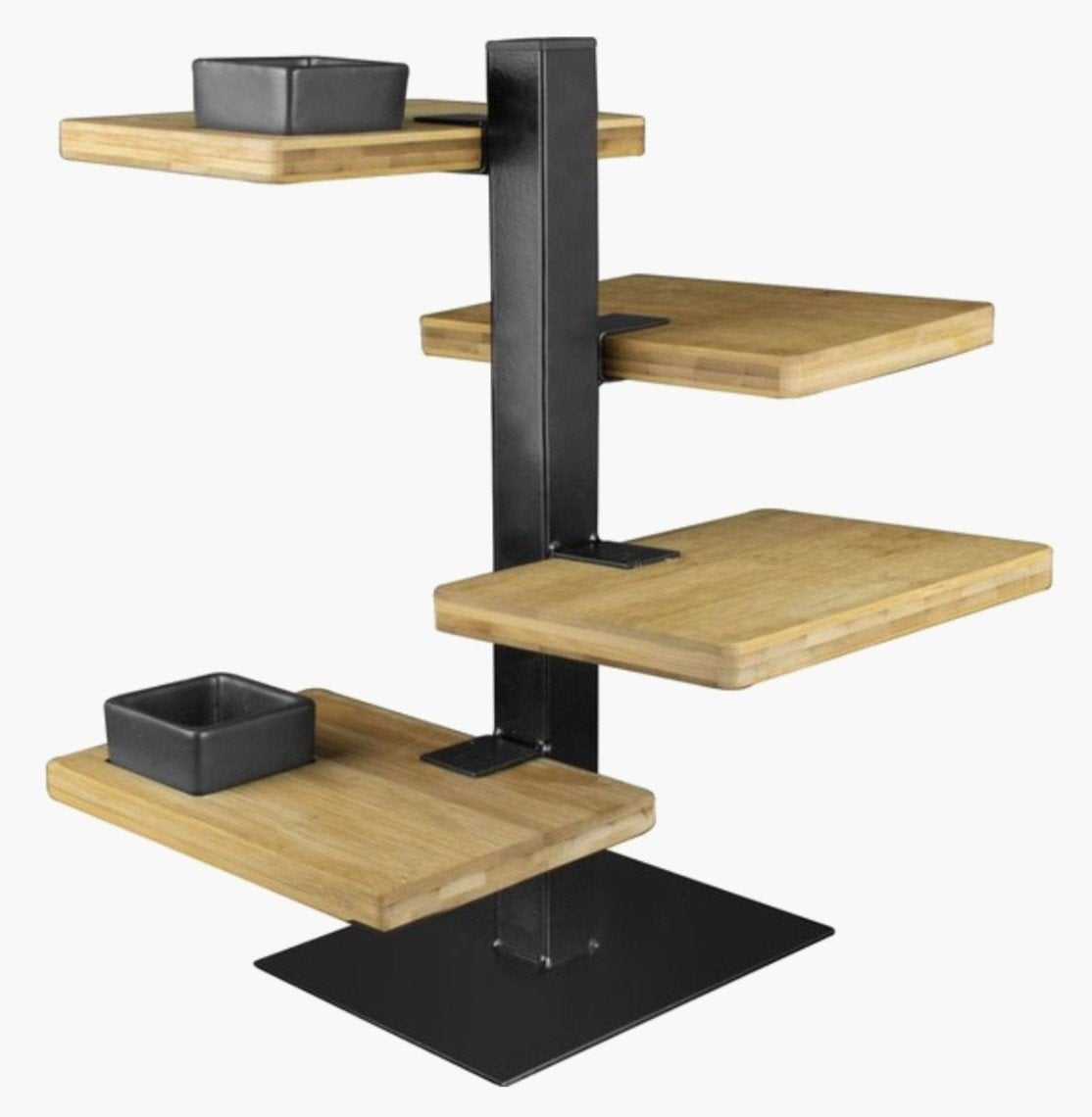 Gusta Serveertoren, Huis en Inrichting, Woonaccessoires | Etagères, Nieuw, Etagère, Hout, Demontabel, Met standaard, Zwevend, Ophalen of Verzenden