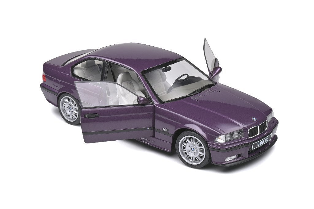 BMW E36 M3 COUPÉ TECHNOVIOLET – SOLIDO INCL. 200 PAG BOEK, Auto, Nieuw, Ophalen of Verzenden, 2 rue de l'Ecusson Zone commerciale Oxygène sud 56120 JOSSELIN FRANCE