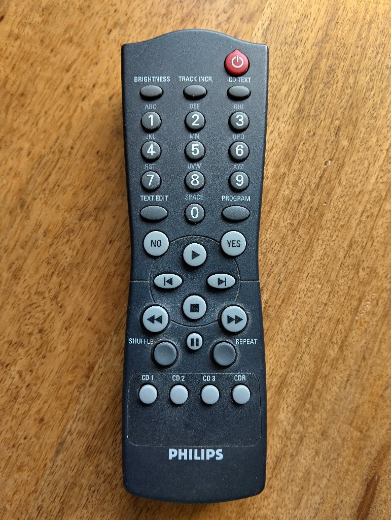 Gezocht: Philips RC283505/01H Afstandsbediening Cd-Recorder, Ophalen of Verzenden, Zo goed als nieuw, Origineel