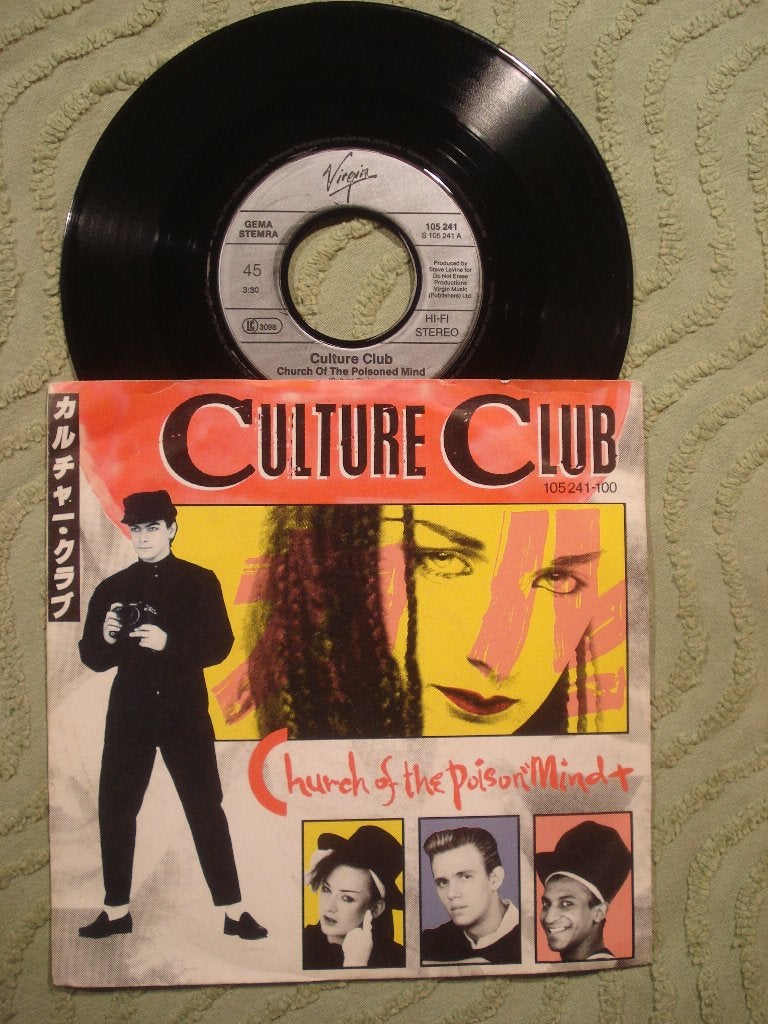 Culture Club 7” Vinyl Single: ‘Church of the poisoned mind’, Ophalen of Verzenden, Zo goed als nieuw, 7 inch, Pop