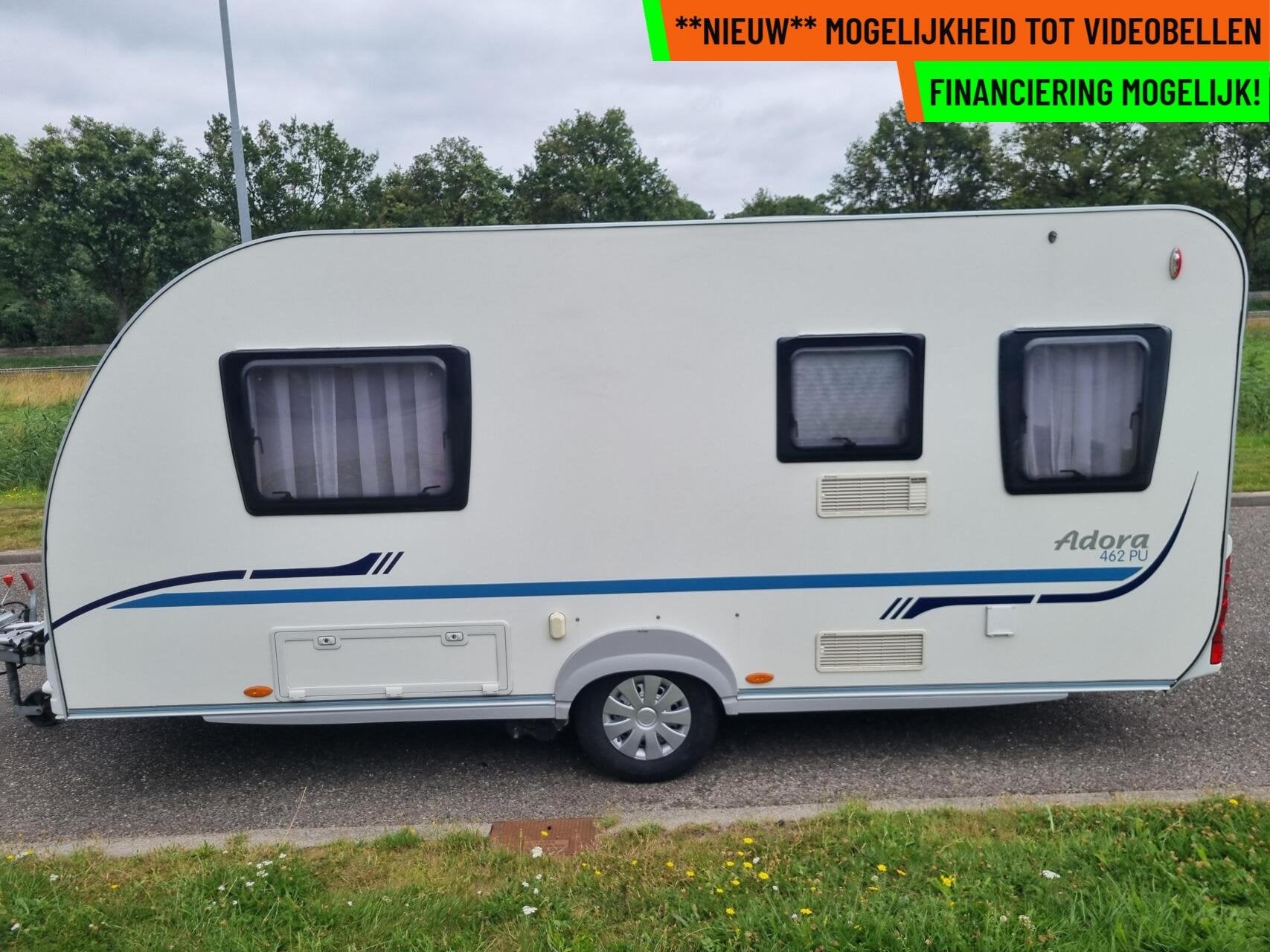ADRIA ADORA 462 PU MOVER + ZAKLUIFEL + FRANSBED + VOORTENT, Caravans en Kamperen, Rondzit, Bedrijf, Adria, 6 tot 7 meter