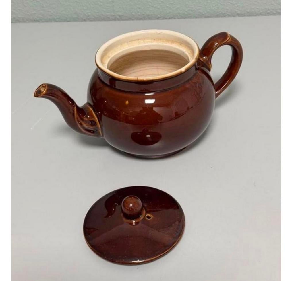 VINTAGE Villeroy & Boch Brown Betty theepot Made Luxembourg, Antiek en Kunst, Antiek | Servies los, Ophalen of Verzenden