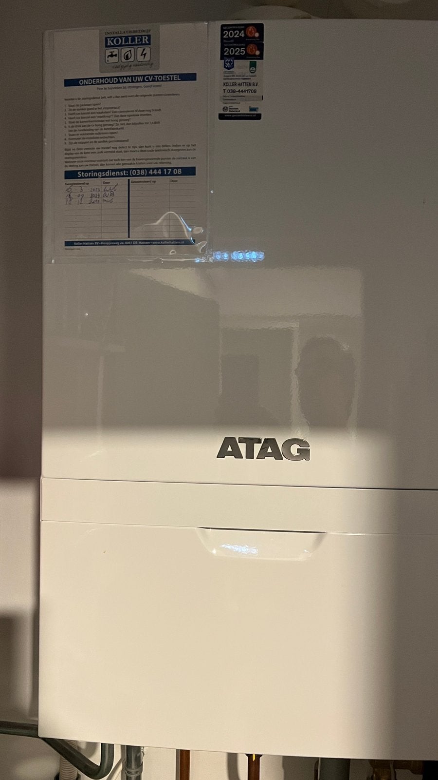 Atag i36ecz CV ketel met expansievat en thermostaat, Ophalen, 30 tot 80 cm, Hoog rendement (Hr), Cv-ketel of Combi-ketel