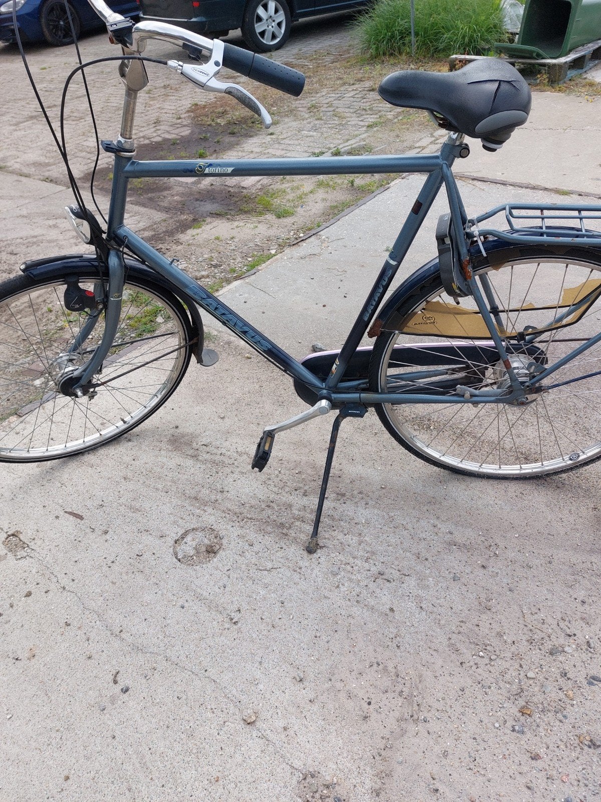 Batavus fiets met terugtraprem en bagagedrager, Fietsen en Brommers, Fietsen | Dames | Damesfietsen, Terugtraprem, Batavus, Ophalen of Verzenden