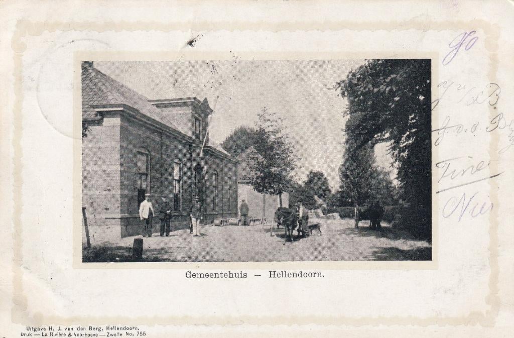 Hellendoorn, 1902., Verzenden, Voor 1920, Gelopen, Overijssel