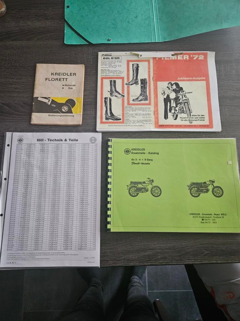 Kreidler Catalogus & Onderdelenboeken - Compleet Set, Ophalen of Verzenden, Overige merken