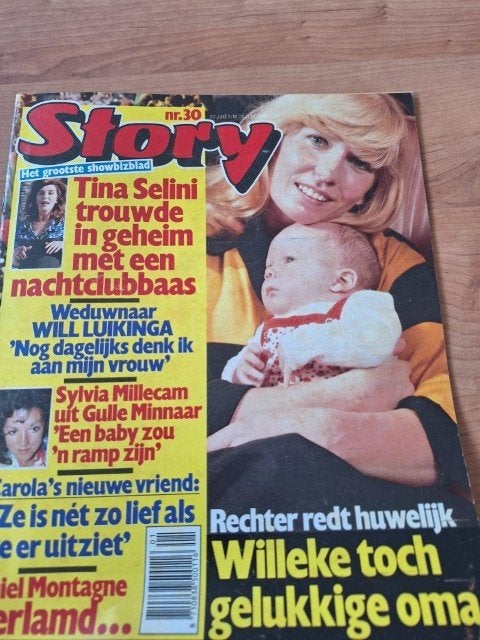 Story 1990 Willeke Alberti Berdien Stenberg Jan Rietman, Ophalen of Verzenden, 1980 tot heden, Nederland, Tijdschrift