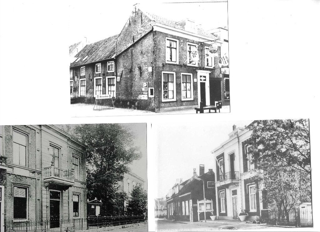 zevenhuizen  zh  3x gem.huis toen en vroeger  fietsenrek, Verzamelen, 1960 tot 1980, Verzenden, Foto, Zo goed als nieuw