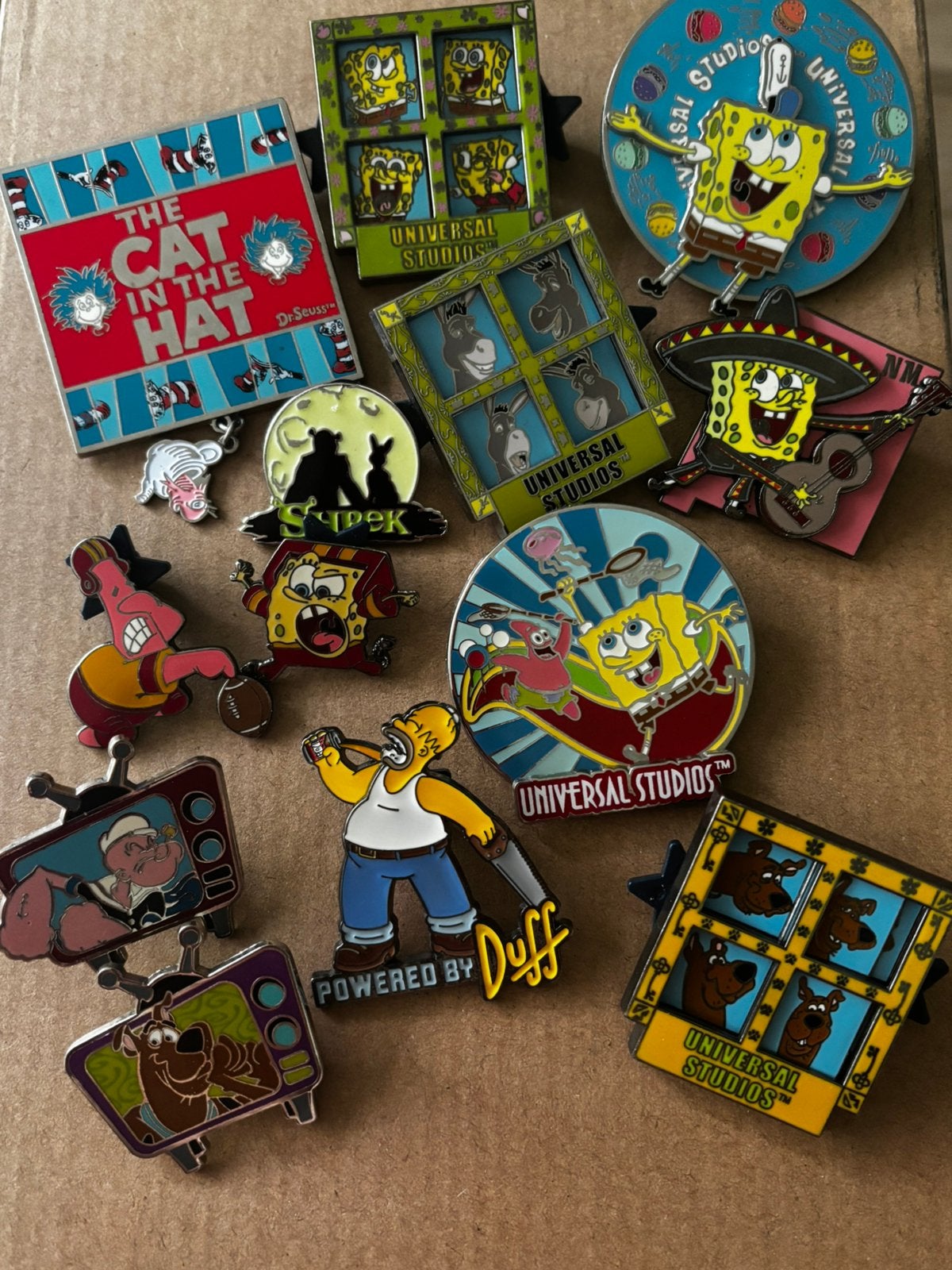 pins Universal Studio’s SpongeBob ScoobyDoo Simpsons Shrek, Verzamelen, Ophalen of Verzenden, Zo goed als nieuw, Sport