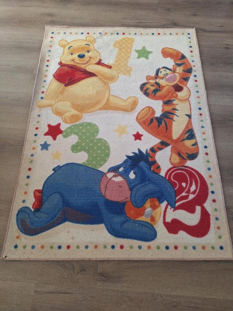 Winnie de Poeh Kinder Vloerkleed - 132x94 cm, Ophalen, Gebruikt, 100 tot 150 cm, Kinder, Disney, Winnie de Poeh