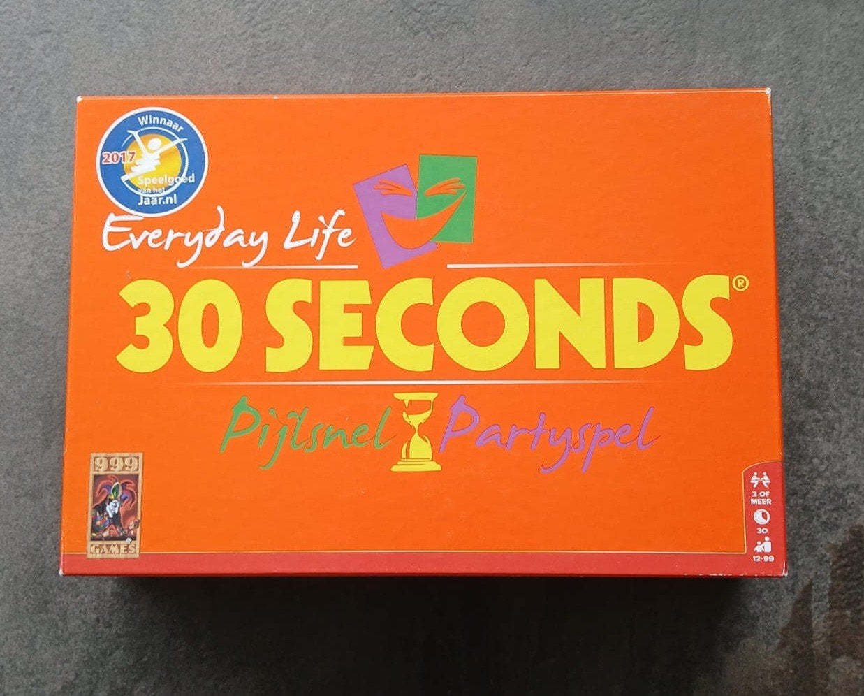 30 Seconds - Everyday life!, Vijf spelers of meer, Ophalen of Verzenden, Gebruikt, 999 Games