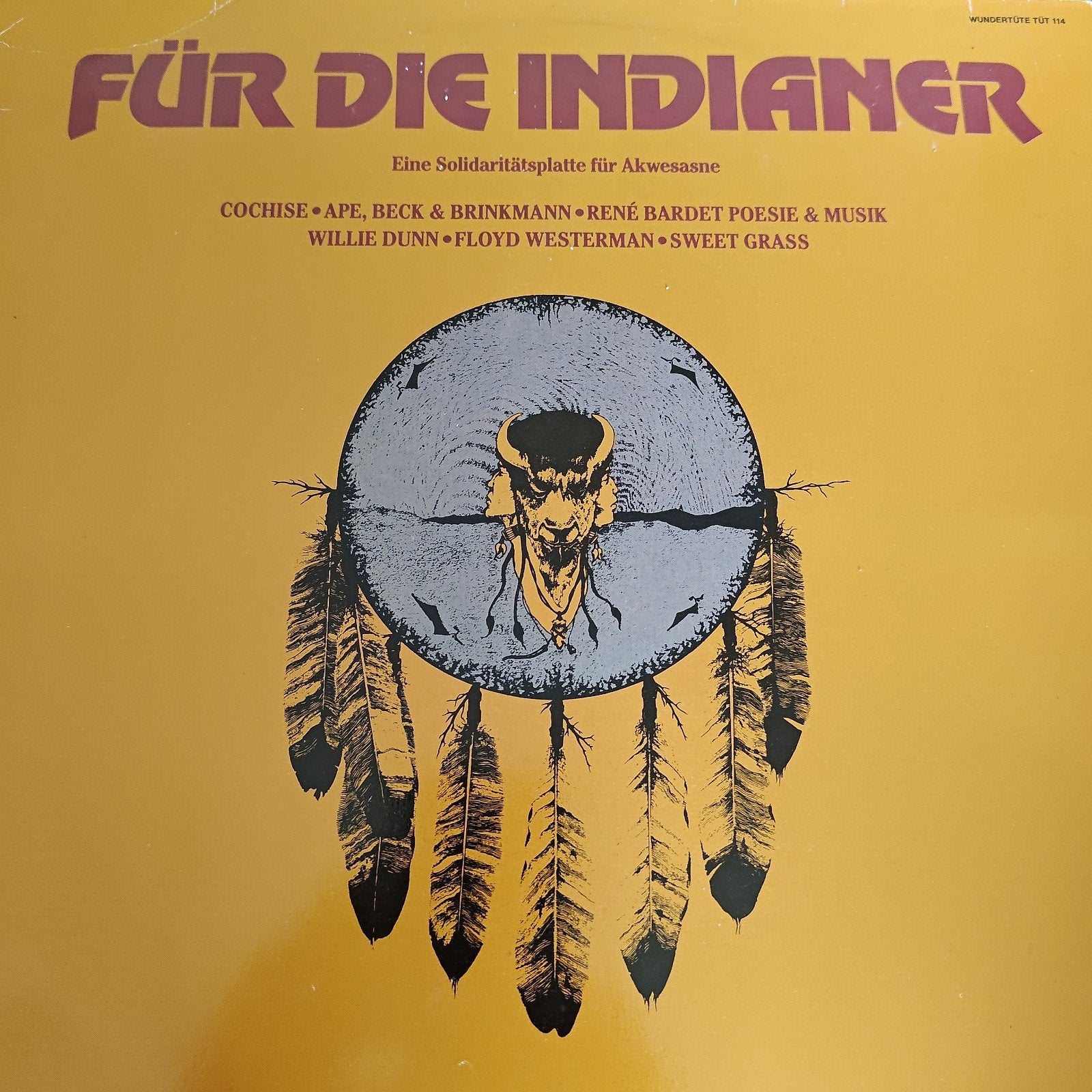 Für Die Indianer - Solidaire LP voor Akwesasne, Gebruikt, Overige soorten, Ophalen of Verzenden, 1970 - 1979