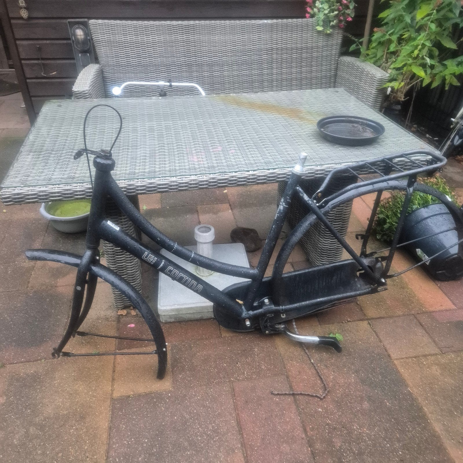 cortina dames frame met 2 wielen, Fietsen en Brommers, Ophalen of Verzenden, Gebruikt