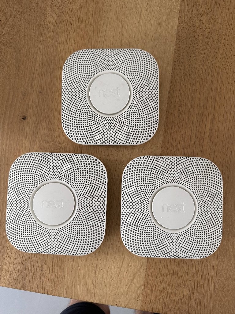3x Nest Protect Rook- en Koolmonoxidemelder (verlopen), Ophalen of Verzenden, Gebruikt, Detector, Sensor of Melder, Rook