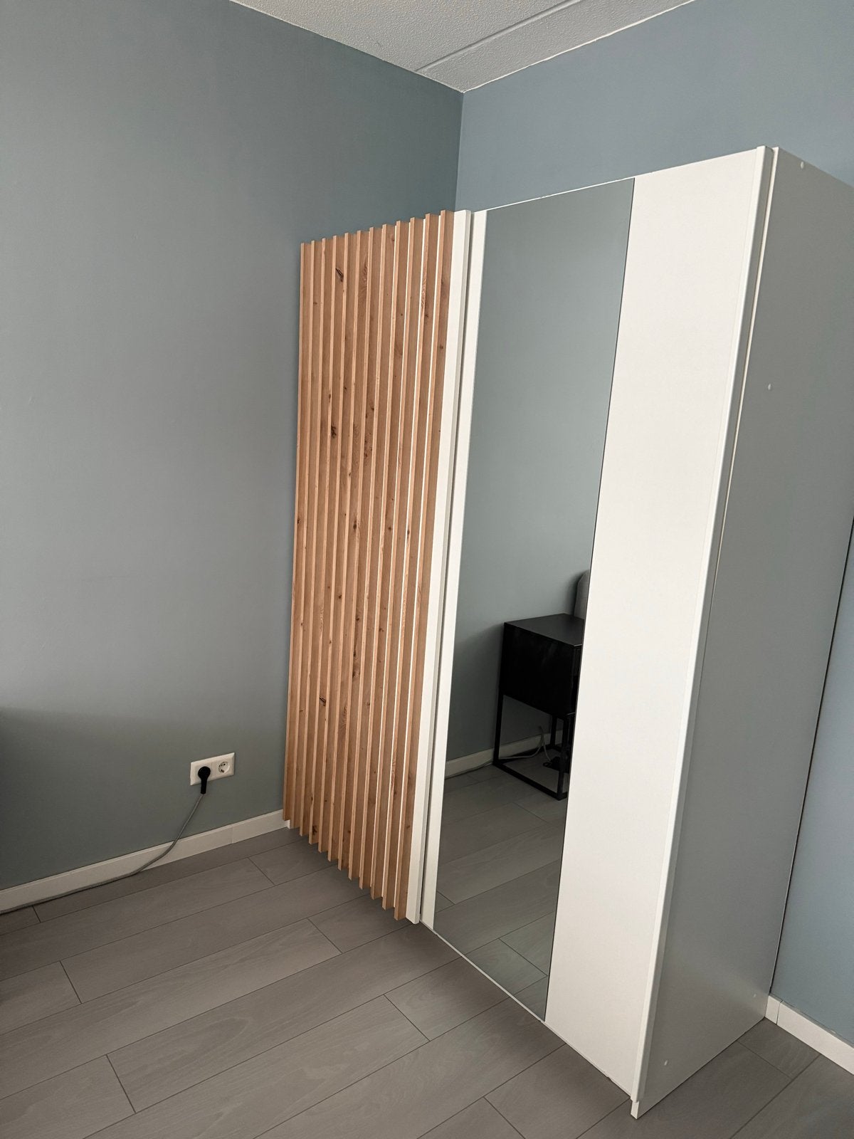 Kledingkast met schuifdeuren - 150x200x59cm, Ophalen, Gebruikt, 200 cm of meer, 150 tot 200 cm