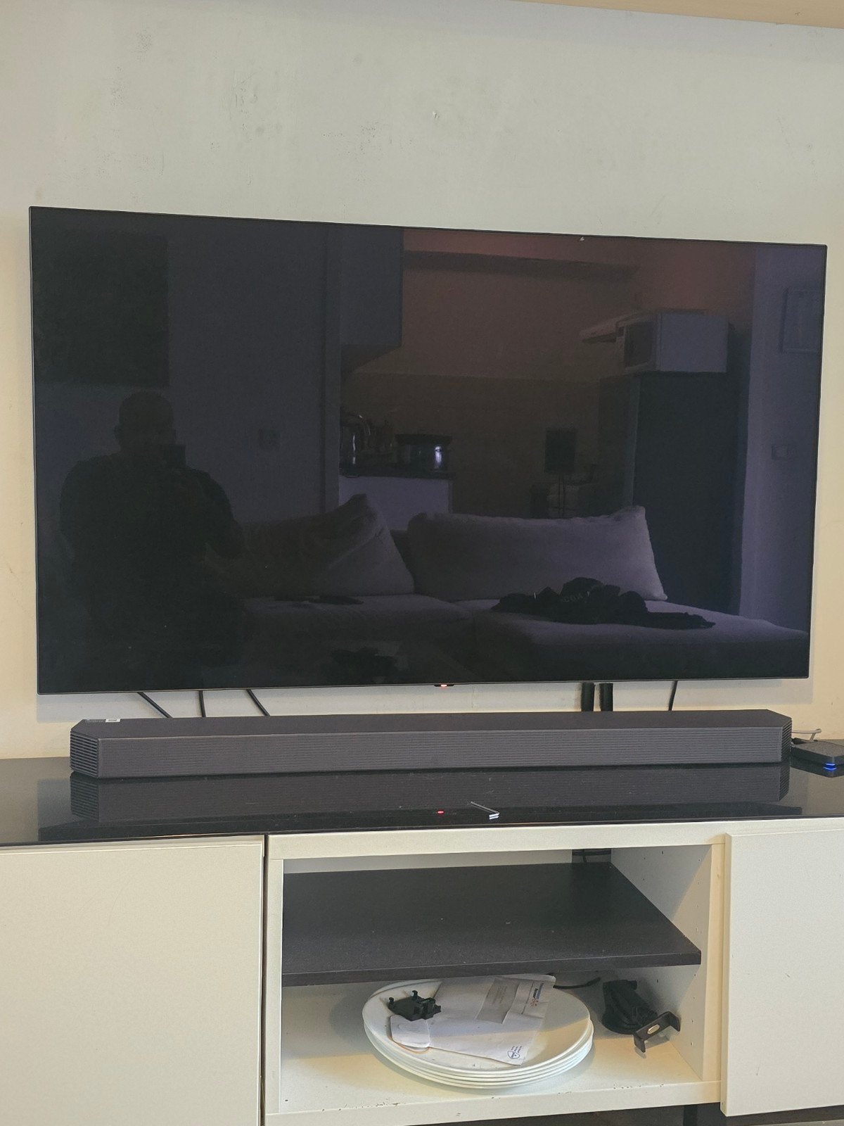 LG 55 inch oled tv uit 2022 lees de beschrijving, Ophalen, 120 Hz, Zo goed als nieuw, 100 cm of meer