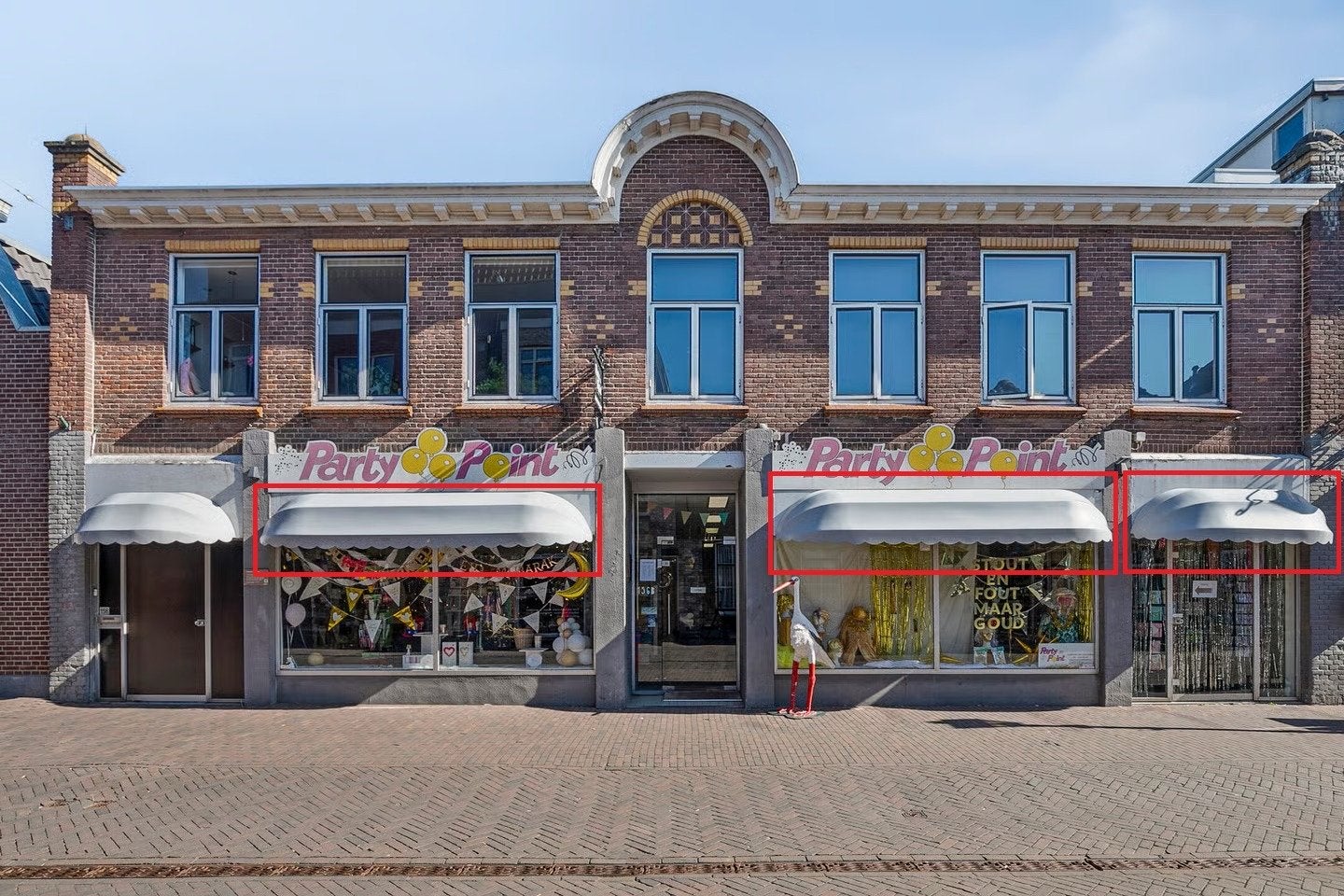 Winkel- of gevelluifels (3 stuks) - twee maten, Ophalen, Gebruikt, 250 cm tot 450 cm, Markies