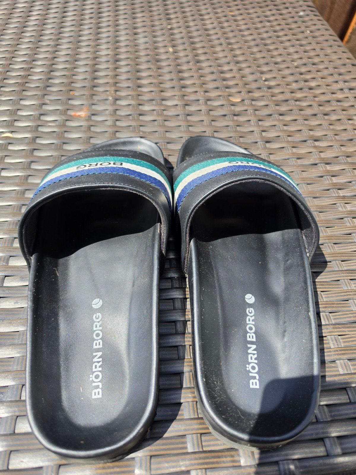 Björn Borg slippers - Zo goed als nieuw, Slippers, Zwart, Ophalen of Verzenden, Björn Borg
